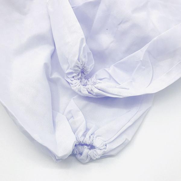 Economical Protective Sting Proof Beekeeping Suit Full Body White Colour