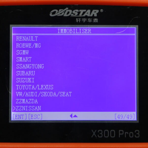 Immobiliser Odometer Adjustment Car Key Programmer OBDSTAR X300 PRO3 X-300 Key Master