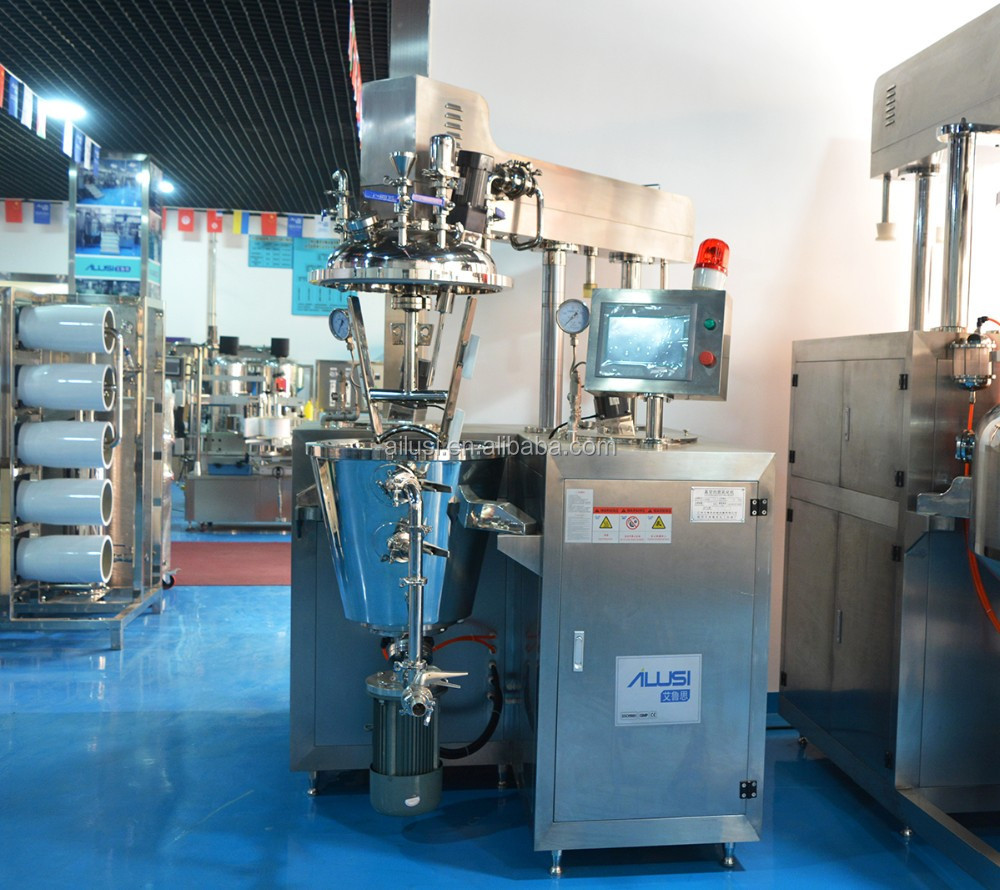 Stainless Steel Hydraulic Lifting Vacuum Mascara Homogenizing Emulsifier manufacturers