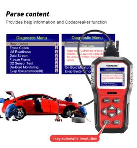 Konnwei KW860 Car  Obd2 Scanner Code Reader with DTC explaination