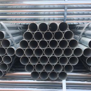 Round Hot Dip Galvanized Steel Pipe 1.5-70mm Erw For Greenhouse Building Const