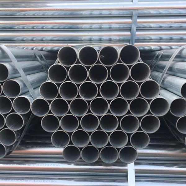 Cheap Round Hot Dip Galvanized Steel Pipe 1.5-70mm Erw For Greenhouse Building Const for sale