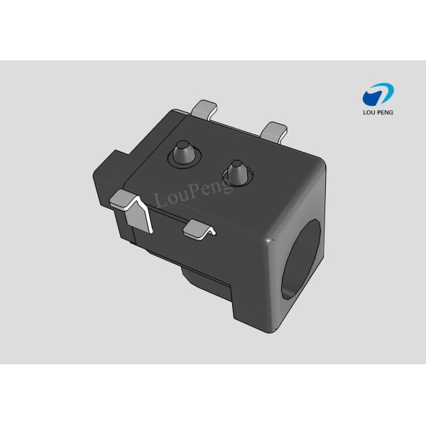 DC Jack Connectors, Cable-to-Board, 4 Position, Jack, 25VDC Operating Voltage, Right Angle, Printed Circuit Board, SMD