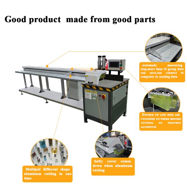 Automatic Measuring Stop Max Digital Aluminum Cutting Machine with 90 Degree Cutting