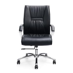 China Wholesale Black Swivel Home Office Leather Executive Ergonomic Office Chairs on sale