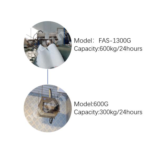 Ice Shape Snowflakes Ice Maker 300kg to 60tons with Siemens PCL Program Control System