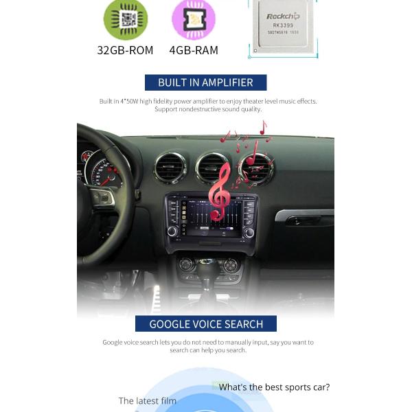 Steering Wheel Control Audi In Car Dvd Player , Audi TT Car Dvd Player Gps Navigation