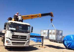 China SQS500K Telescopic Boom Truck Crane / trailer mounted cranes lifting height 24m on sale