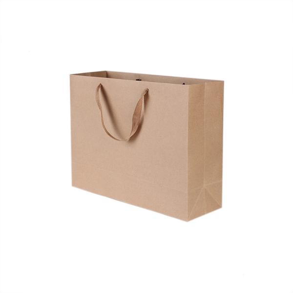 Cheap Practical Kraft Paper Shopping Bags , Brown Kraft Paper Bags For Any Celebratory Occasion for sale