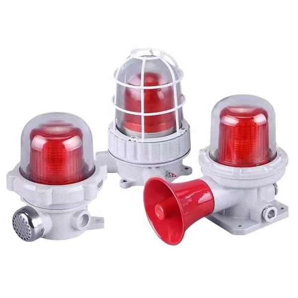 IP65 Warning Explosion Proof Alarm Lights 180db 10W Waterproof