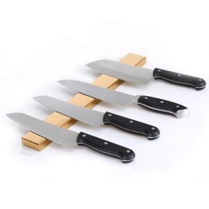 China Outdoor Room Space Release Golden Color Titanium Magnetic Knife Bar 400x45x15mm Size on sale