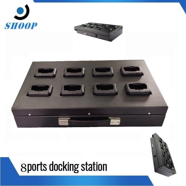 Cheap 8 Units Police Body Worn Camera Docking Station With Management Software for sale