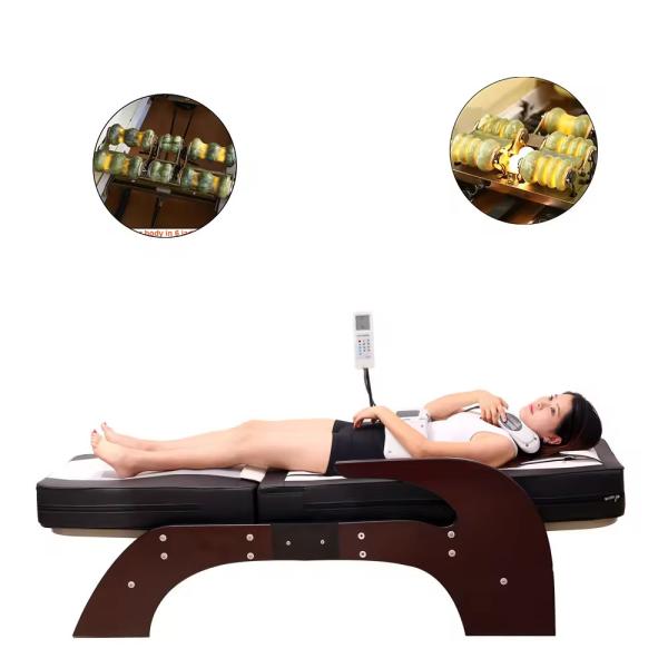 Cheap Nugar Best N4 Bed Electric Japan Thai Cheap Price Modern Full Back Whole Body Thermal Jade Roller Massage Table Bed for sale