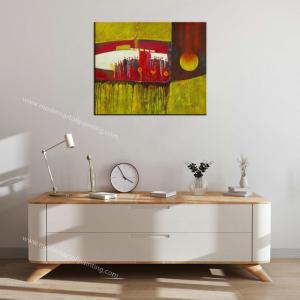 Best 100% Hand Painted Abstract Colorful Oil Painting on Canvas Hot Modern Landscape Wall Art for Entrance Home Decoration wholesale