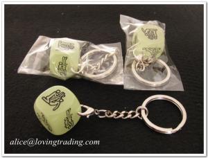 China Sexy dice key chain, suitable for adult games,custom logo dice key chain  on sale