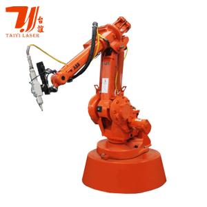 Best Canton Fair Promotion 6 Axis Robot Arm 1000W-6000W Pillow Plate Automatic Fiber Metal Laser Welding Machine wholesale