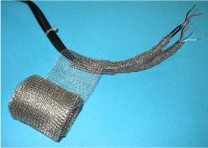 Best 50mm WrapShield Knitted Wire Mesh Gasket For Shielding EMI Cables wholesale