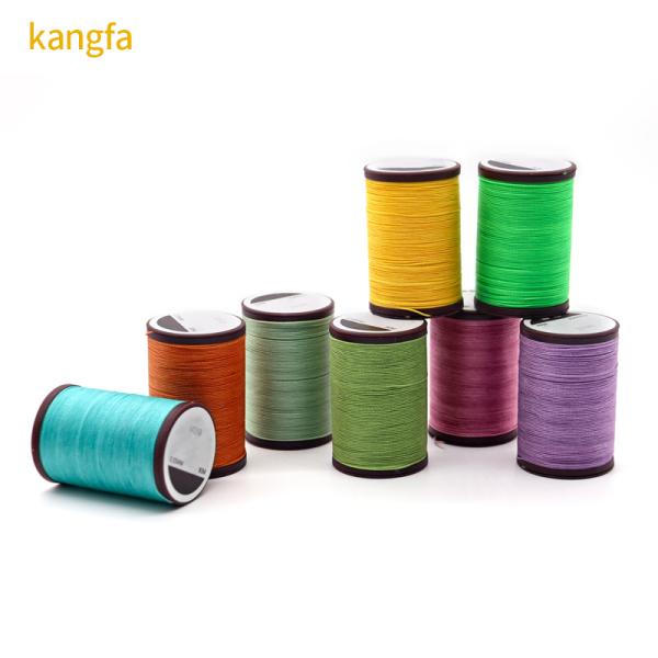 80 Colors 0.8mm Leather Sewing Wax Thread Plastic Cone Material for Handmade Crafting
