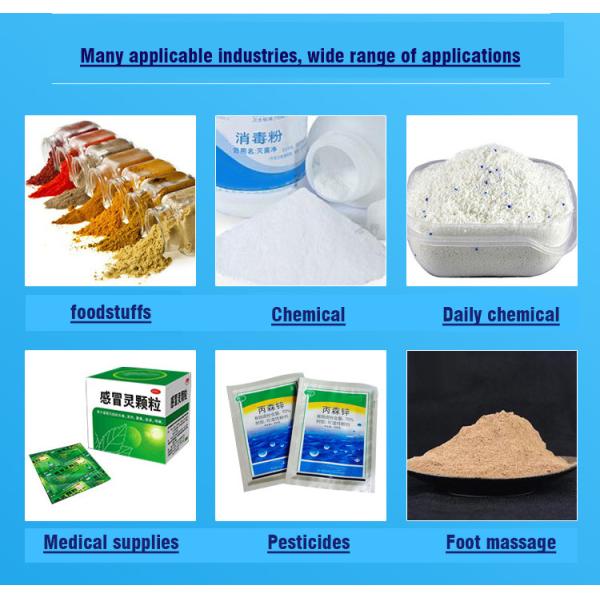 Automatic Vertical Straight Screw Powder Packaging Machine With Sealed Chamber