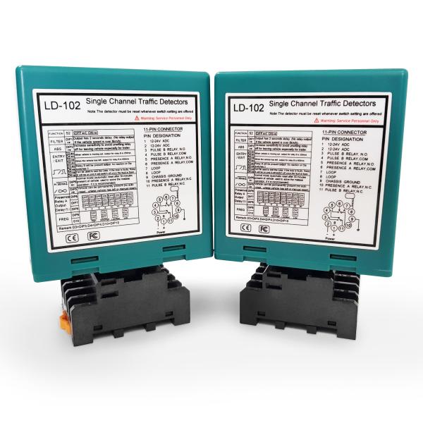 Cheap Single Channel Vehicle Loop Detector For Vehicle Access Control Boom Barrier System for sale