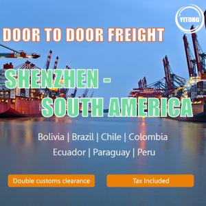 Best Weekly DDP International Door To Door Freight Service From China To South America wholesale