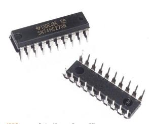 Flip Flop D Type Integrated Circuit Chips 74HC273N Bus Interface Pos Edge 1 Element