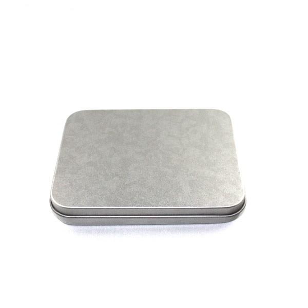 Cheap rectangular silver plain business card tin case for sale