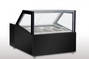 Best Counter Top Gelato Showcase Ventilatioin Cooling -16 to -20 degree  4pcs 5L Gelato Pan wholesale