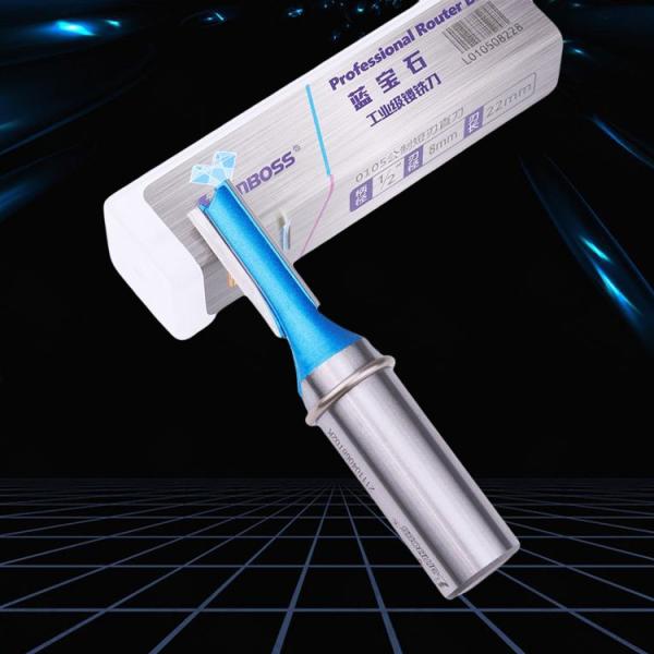 Cheap Rustproof Carbide Straight Trim Router Bit , Multipurpose End Mill CNC Router Bits for sale