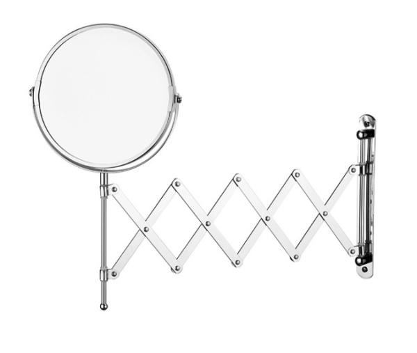 Cheap Home hotel bathroom makeup mirror HD retractable vanity mirror rotatable wall-mounted nail-free beauty mirror for sale