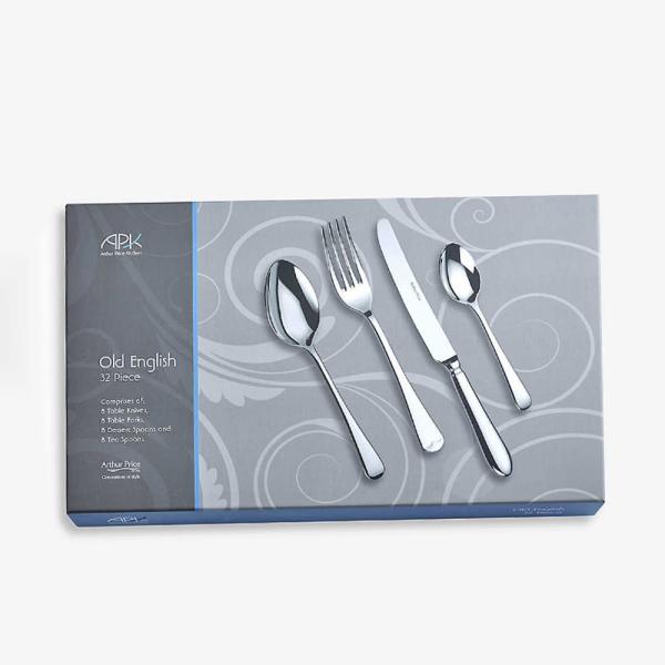 Custom Cardboard Butter Chef Knife Packaging Gift Box Empty Spoons Forks And Knives Box Set