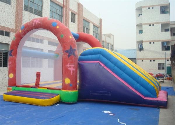 Cheap Combo Commercial Inflatable Slide , Inflatable Bouncer Slide For Playing for sale