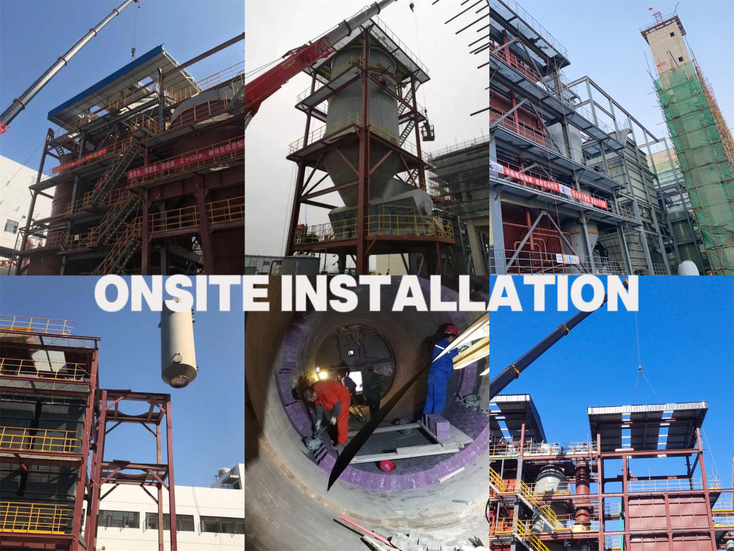 Export Medical Waste Incineration Customized Rotary Kiln Incinerator Project Factory Price