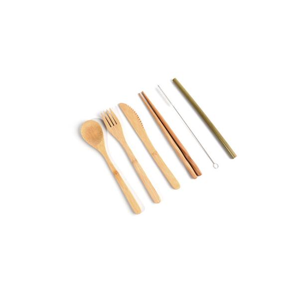 Reusable Bamboo Disposable Dinnerware Set Eco-Friendly Bamboo Dinnerware Set
