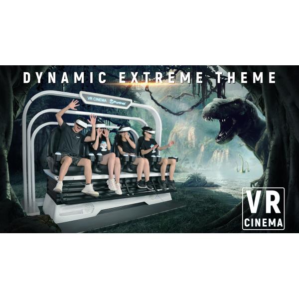 Amusement Profitable 6 Seats 9d Virtual Reality Machine Roller Coaster Simulator