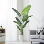 H160cm Artificial Traveller's Palm Customized Decorated For Store Office Corner