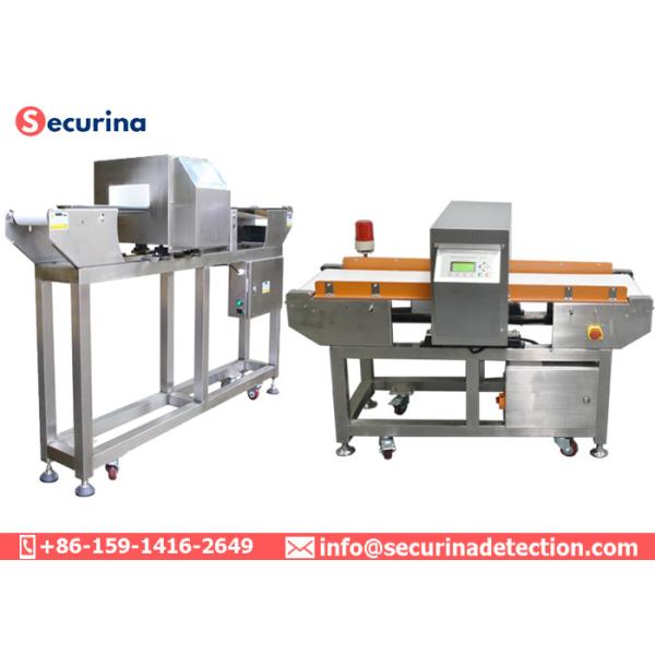 PU Belt Food Grade Metal Detectors 25kgs Load Capacity 700mm Belt Height From Earth