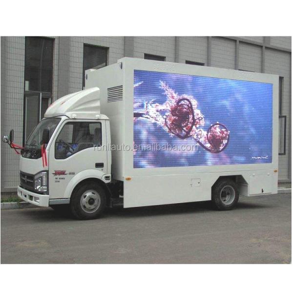 Taxi Advertising Screen Led Mobile Billboard Stage Truck for Sale
