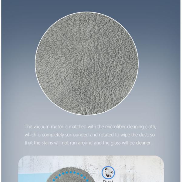 App-Controlled Electric Wet and Dry Window Cleaning Robot with Silk Screen Printing Logo