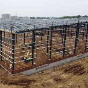 Pre Engineered Steel Structure Warehouse with Sandwich Panel