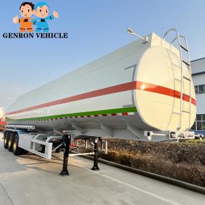 Best Genron 45000L 3 Axles 3 Silos Fuel Tanker Semi Trailer Tanker Truck wholesale