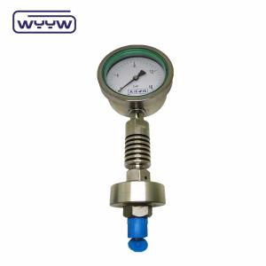 China All Stainless Steel High Temp Pressure Gauge Diaphragm Seal 1 Year Warranty on sale