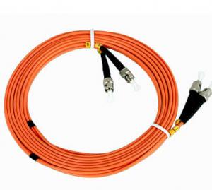 China LSZH Orange Fibre Optic Patch Cord High Reliability Optical Patch Cords on sale