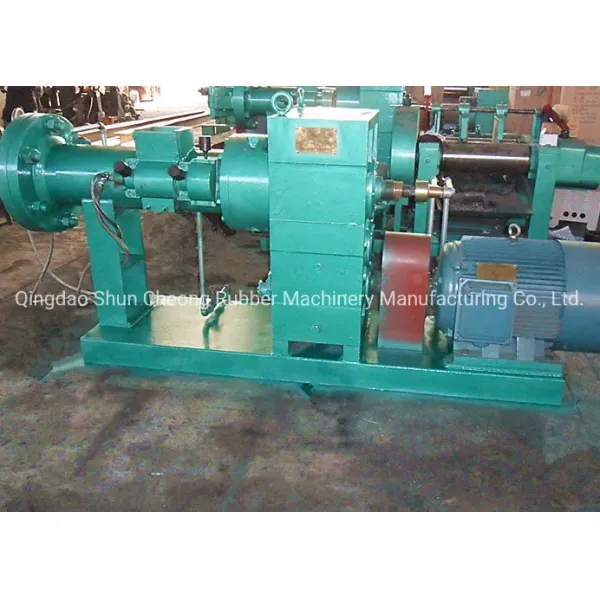 XJL-120 Automatic Grade Rubber Extruder Machine with 120mm Screw Diameter and 100-450kg/h Production Capacity