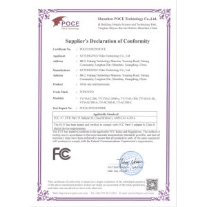 Shenzhen Tongveo Innovation Technology Co., LTD Certifications
