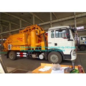 China 6000L High Pressure Special Purpose Truck / Sewage Suction Truck Multi Functional Combined on sale