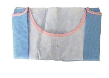 Cheap EN 13795 Non Woven AAMI Level 4 Surgical Gown Sterile Fire Resistance for sale