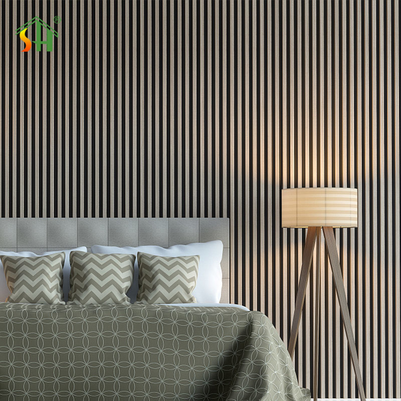 Fireproof Composite Wpc Wall Panel Indoor Cladding Fluted Wall Panel