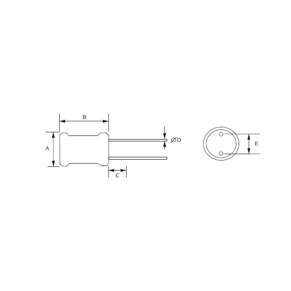 Power Supply Electronic DR10*12 Drum Core Inductor
