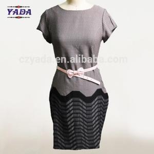 China Women slim fit bodycon print border design China dress fashion woman clothes women ladies for sale on sale